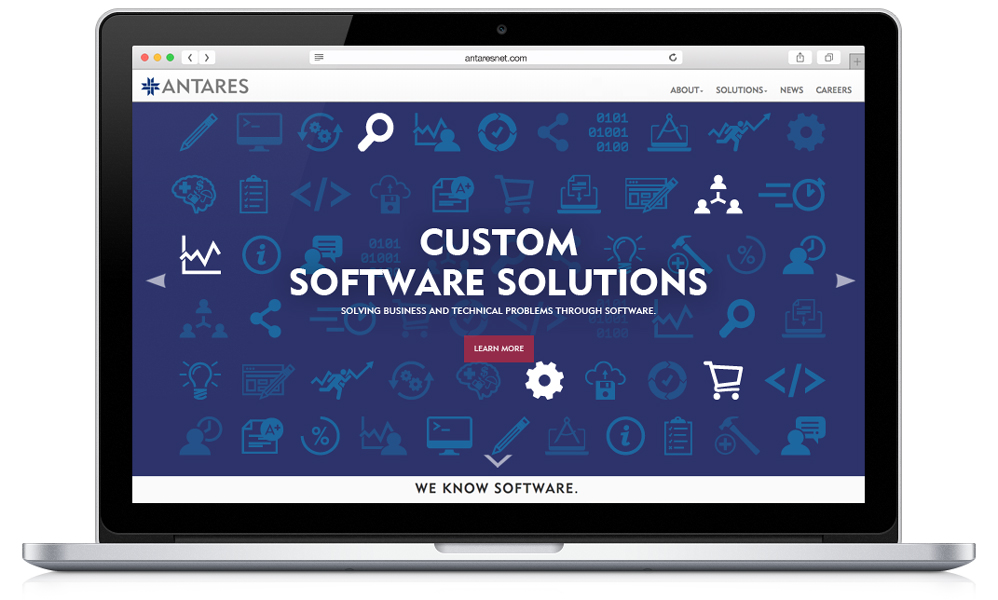 Antares homepage hero image