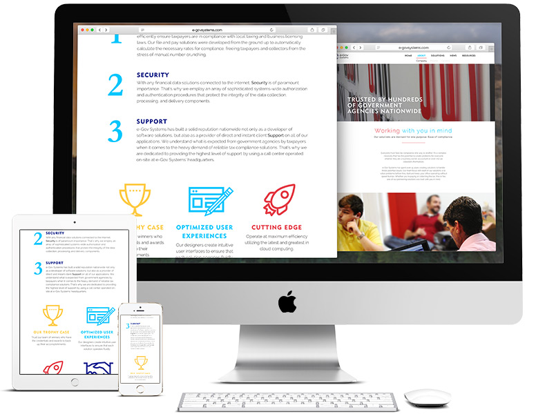 eGov alternate homepage header illustration