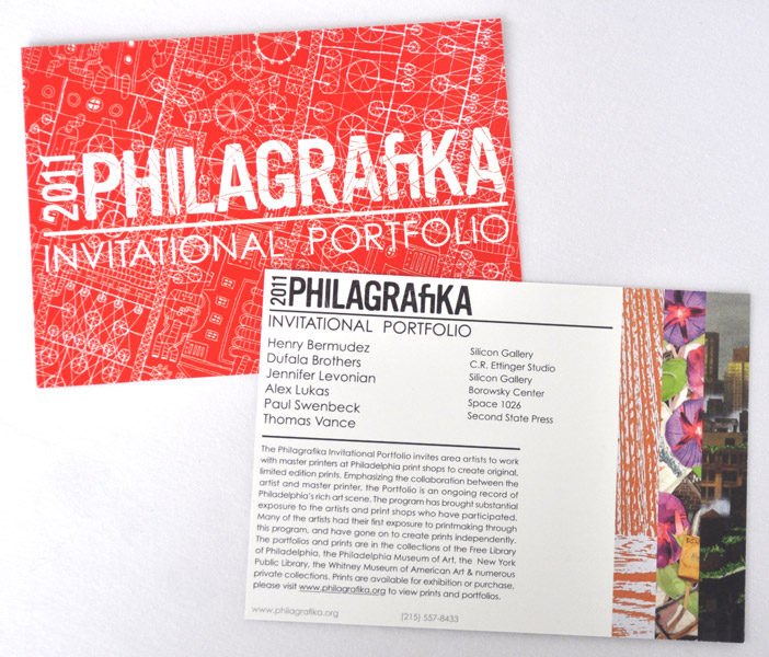 Invtational Portfolio postcard