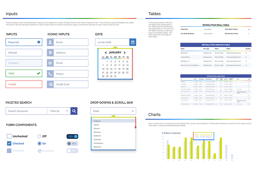 RevSolution UI details